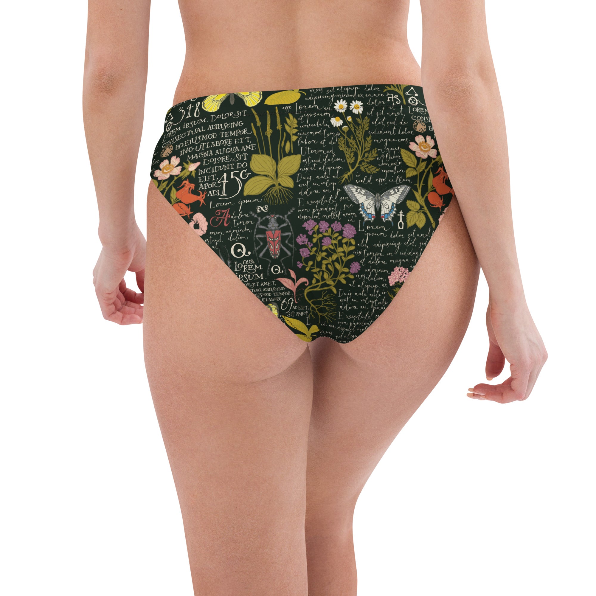 Recycled Naturalist high-waisted bikini bottom