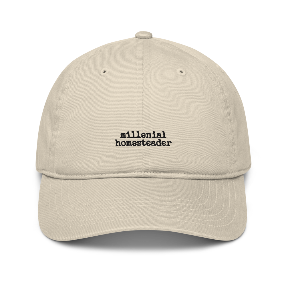 Organic "Millennial Homesteader" dad hat