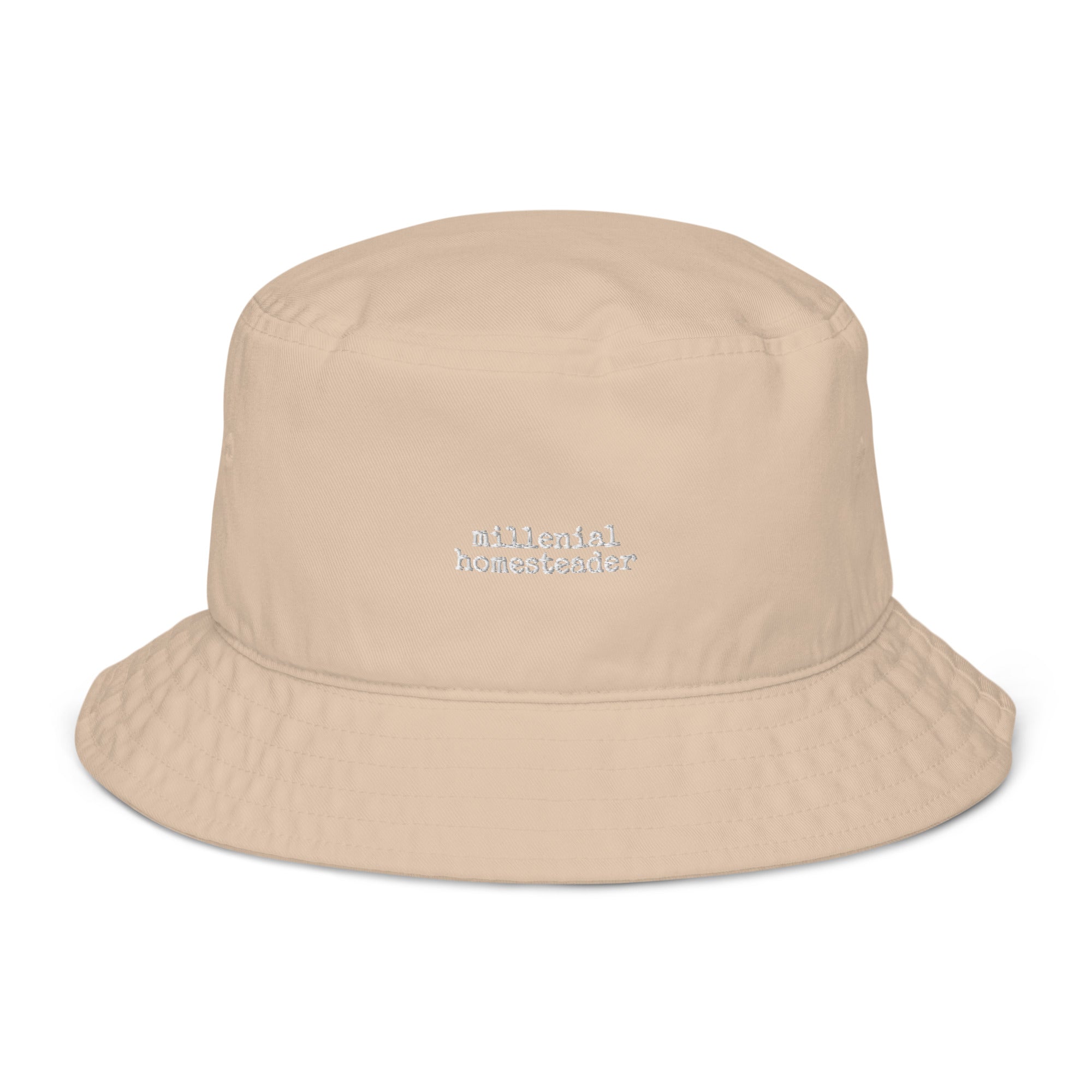 Organic "Millennial Homesteader" bucket hat