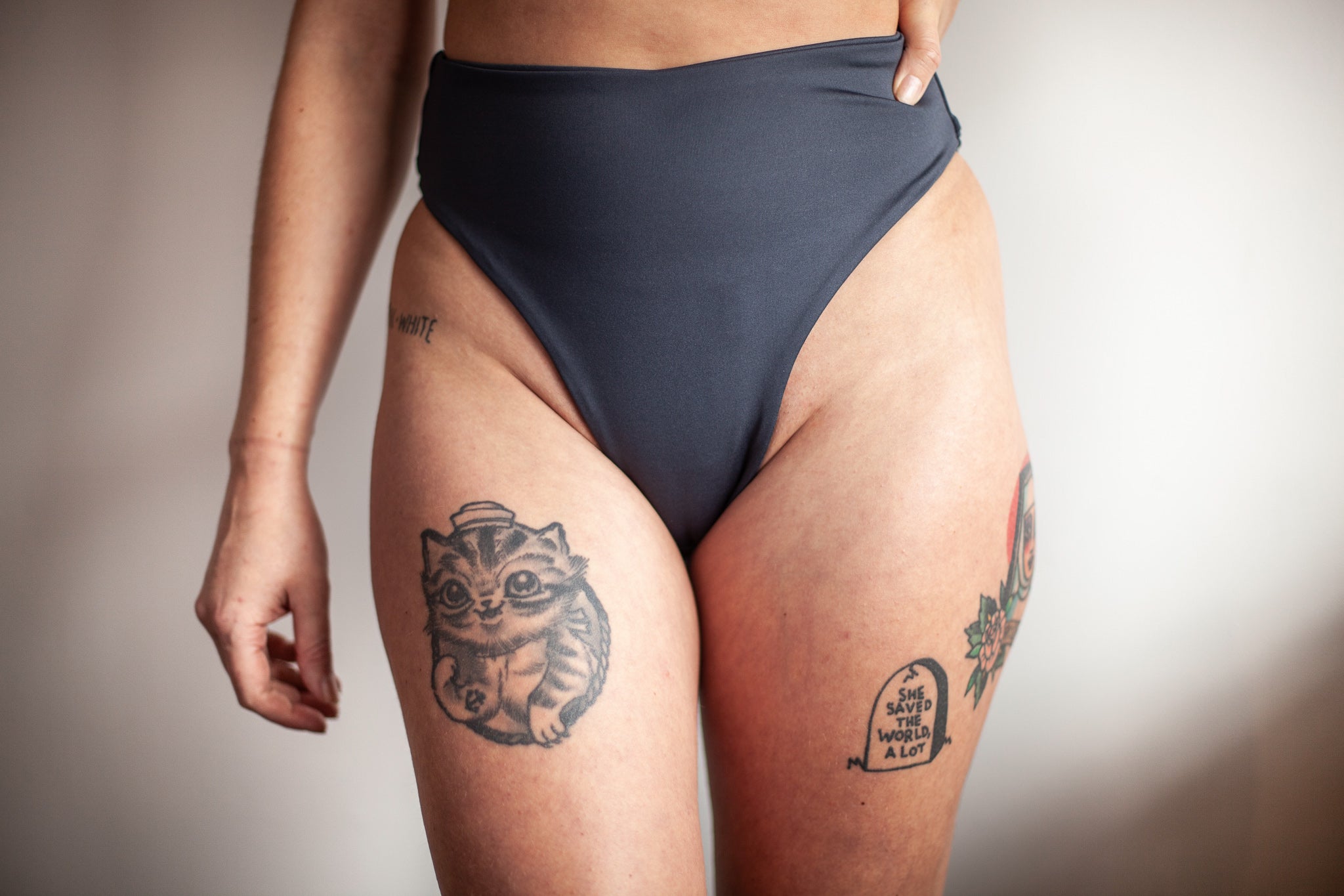 Recycled Marina High Waisted Bottoms | Habanero