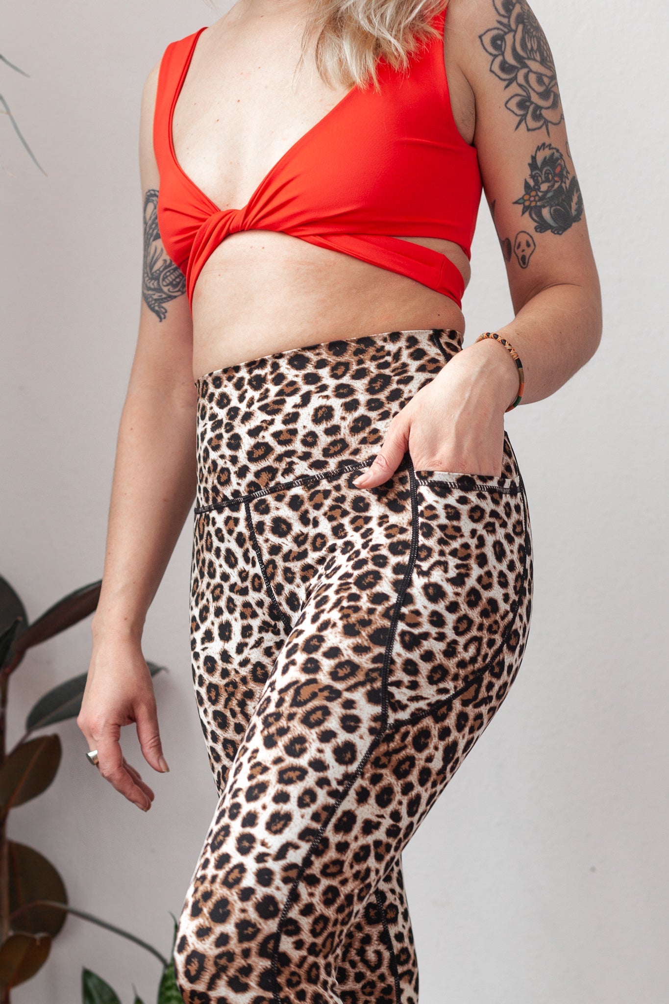 Recycled Sierra Pocket Leggings | Leopard